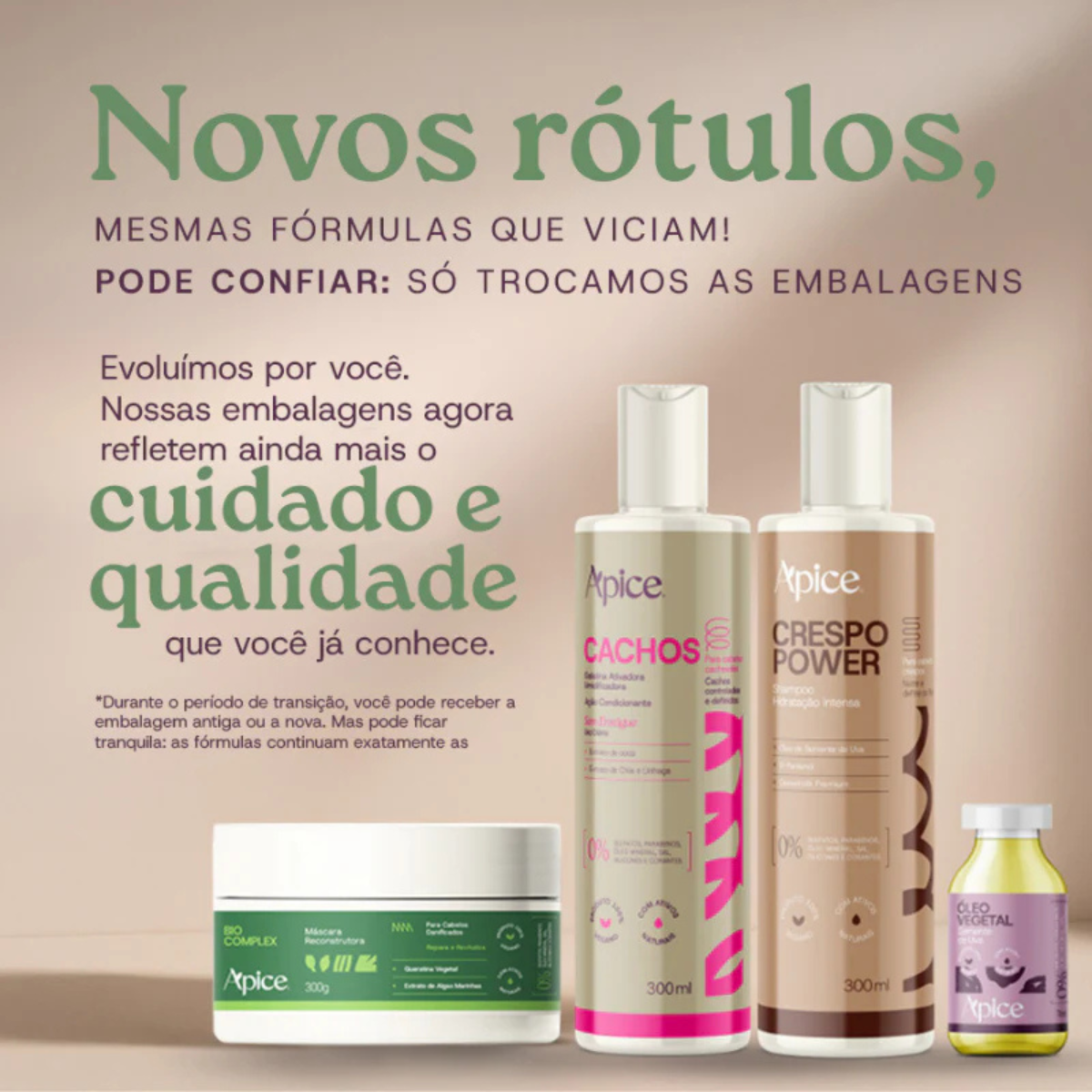 Apice Crespo Power Gelatina Ativadora e Umidificadora 300ml 300ml 5