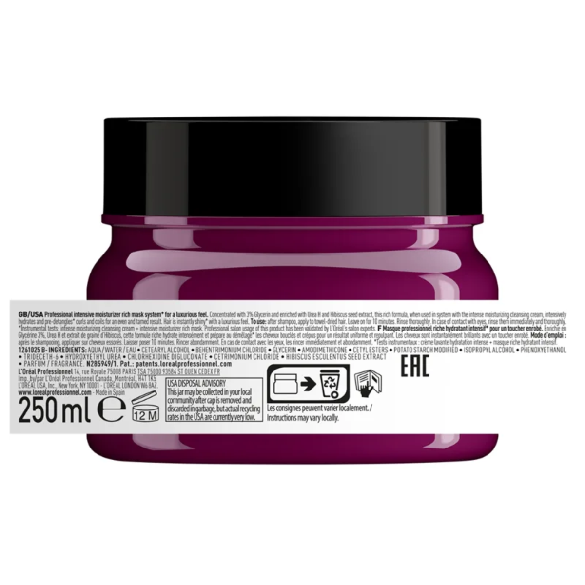 Loreal Curl Expression Sh Moisturizing 300ml + Masc 3% 250ml ÚNICO 10