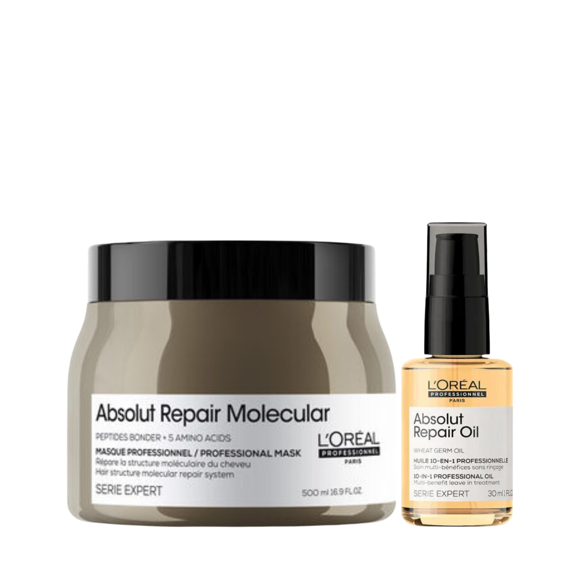 Loreal Absolut Repair Molecular Mascara 500ml + Óleo 30ml