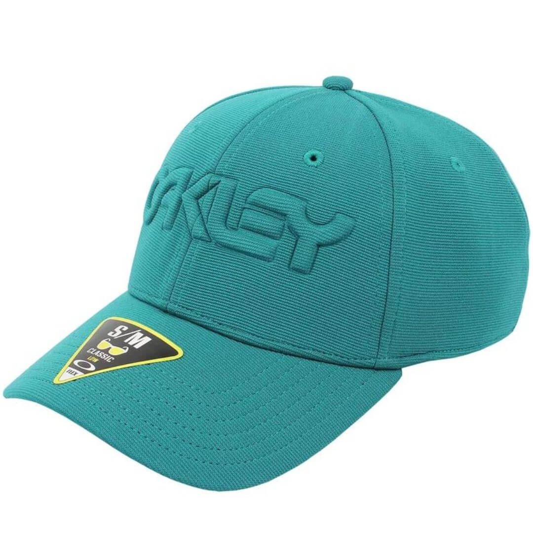 Boné Oakley 6 Panel Stretch Hat Embossed - GREEN LAKE