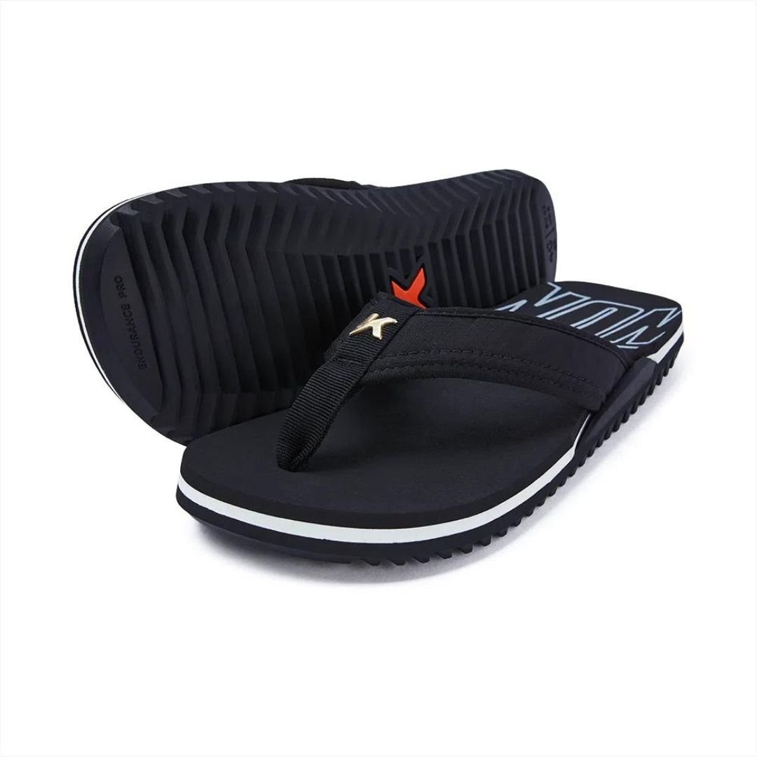 Chinelo Kenner NK6 Pro L7 - PRETO/BRANCA/PRETO Preto