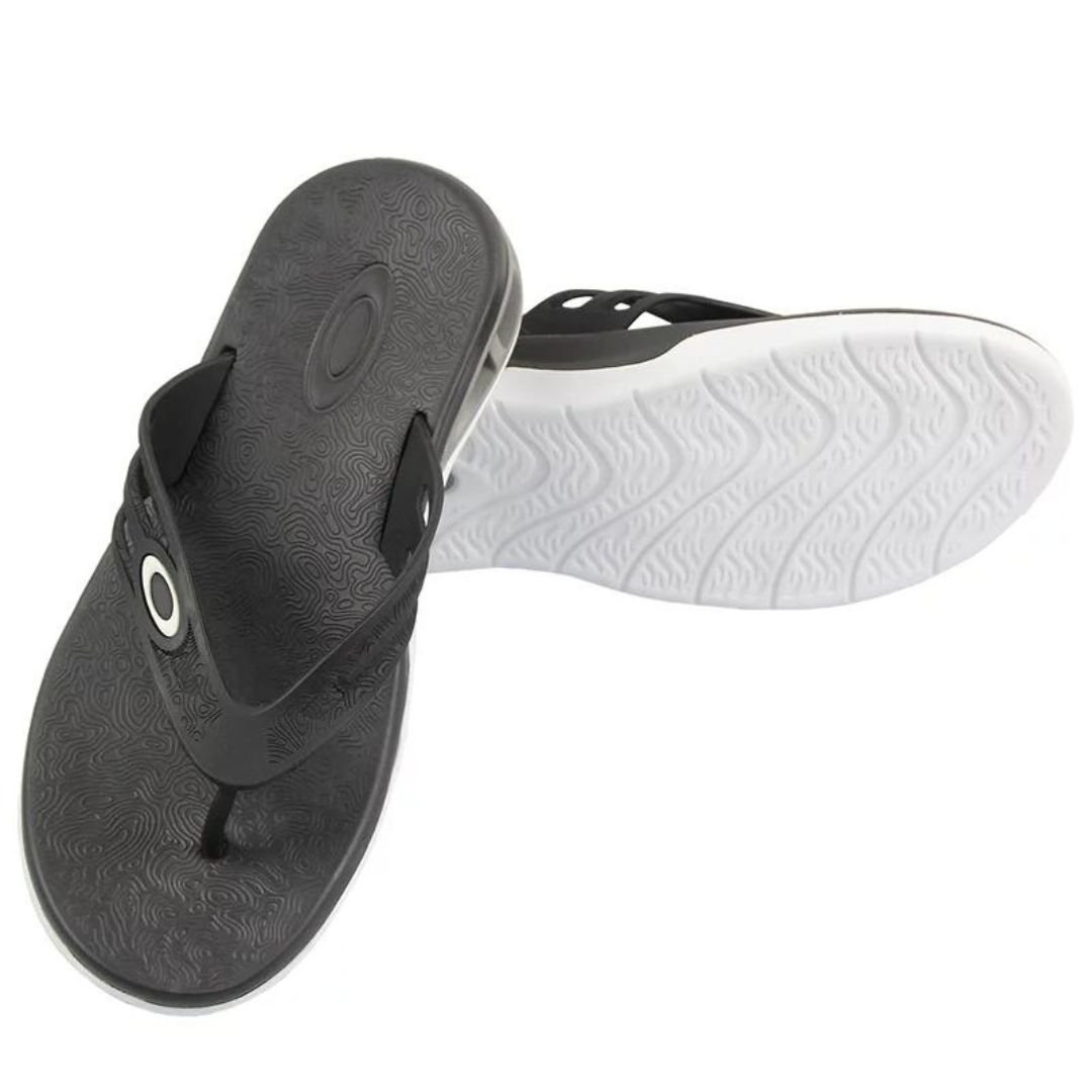 Chinelo Oakley Killer Point II - WHITE/BLACK Preto 1