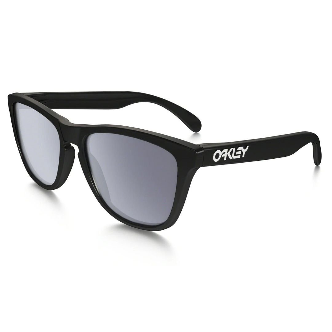 Óculos Oakley Frogskings L. Grey - POLISHED BLACK Preto 1