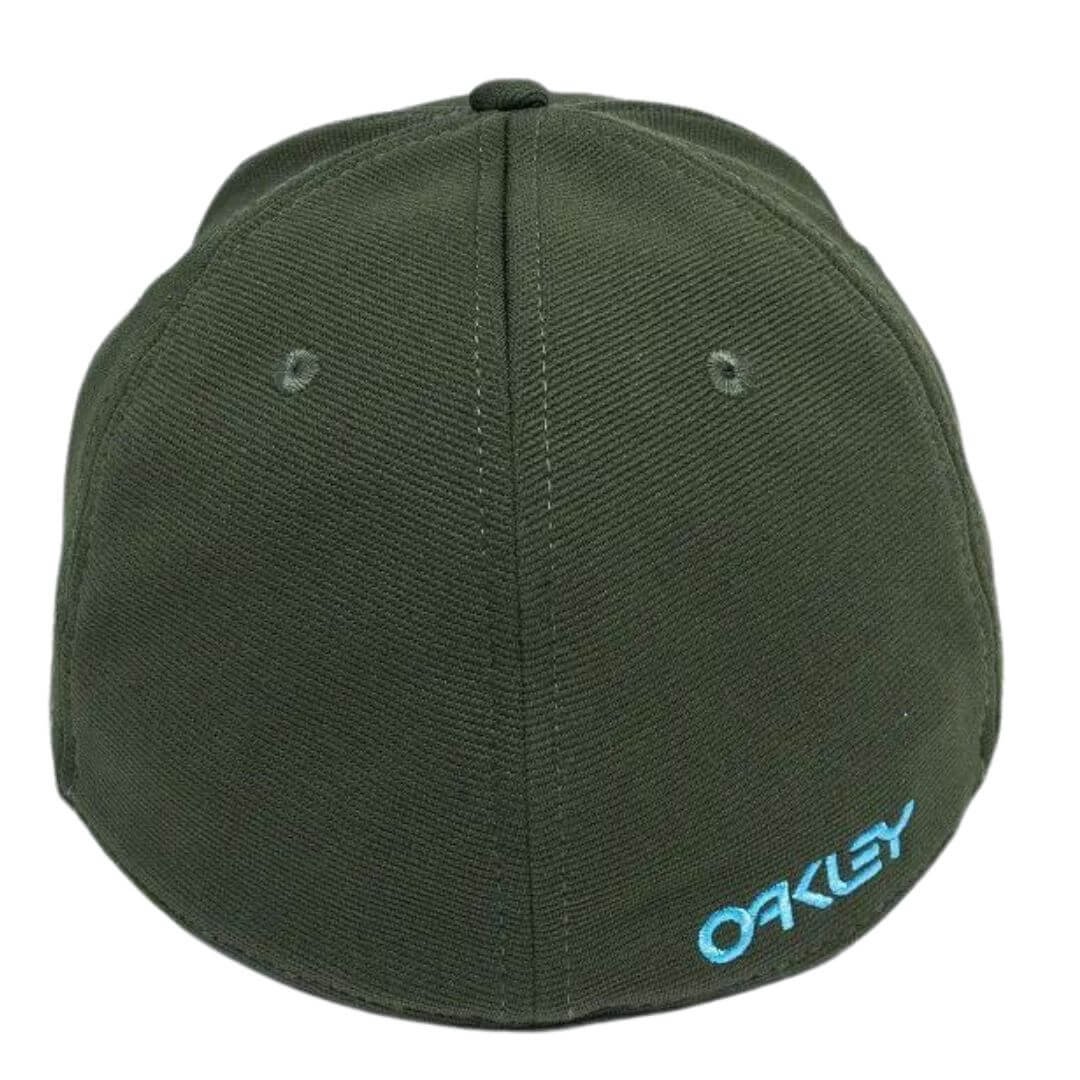 Boné Oakley 6 Panel Stretch Hat Embossed - NEW DARK BRUSH Verde 4