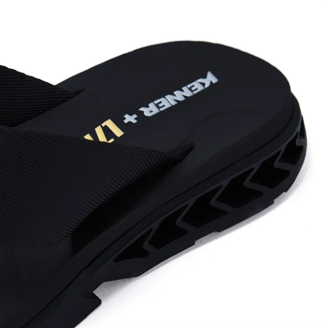 Chinelo Sandália Kenner Rakka L7 DYJ-02 - PRETO/PRETA/PRETO Preto 5