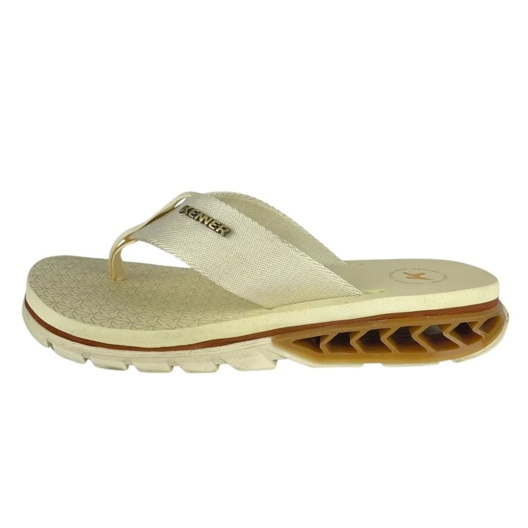 Chinelo sandália Kenner Rakka Especial Edition V2 - BAUNILHA/CREPE/MARROM CANELA Bege 4