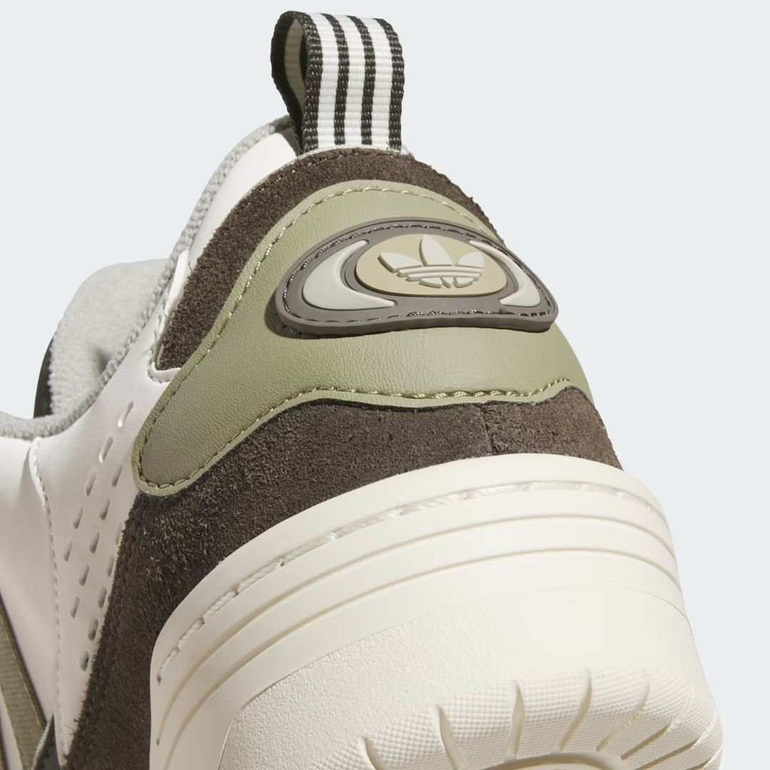 Tênis Unissex Adidas ADI2000 - CHALK WHITE/ORBIT GREEN/SHADOW Branco/Marrom 6