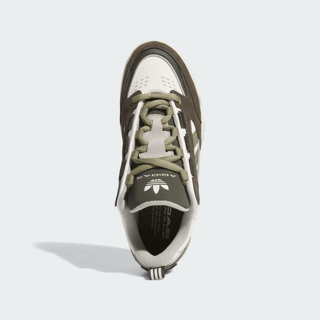 Tênis Unissex Adidas ADI2000 - CHALK WHITE/ORBIT GREEN/SHADOW Branco/Marrom 3