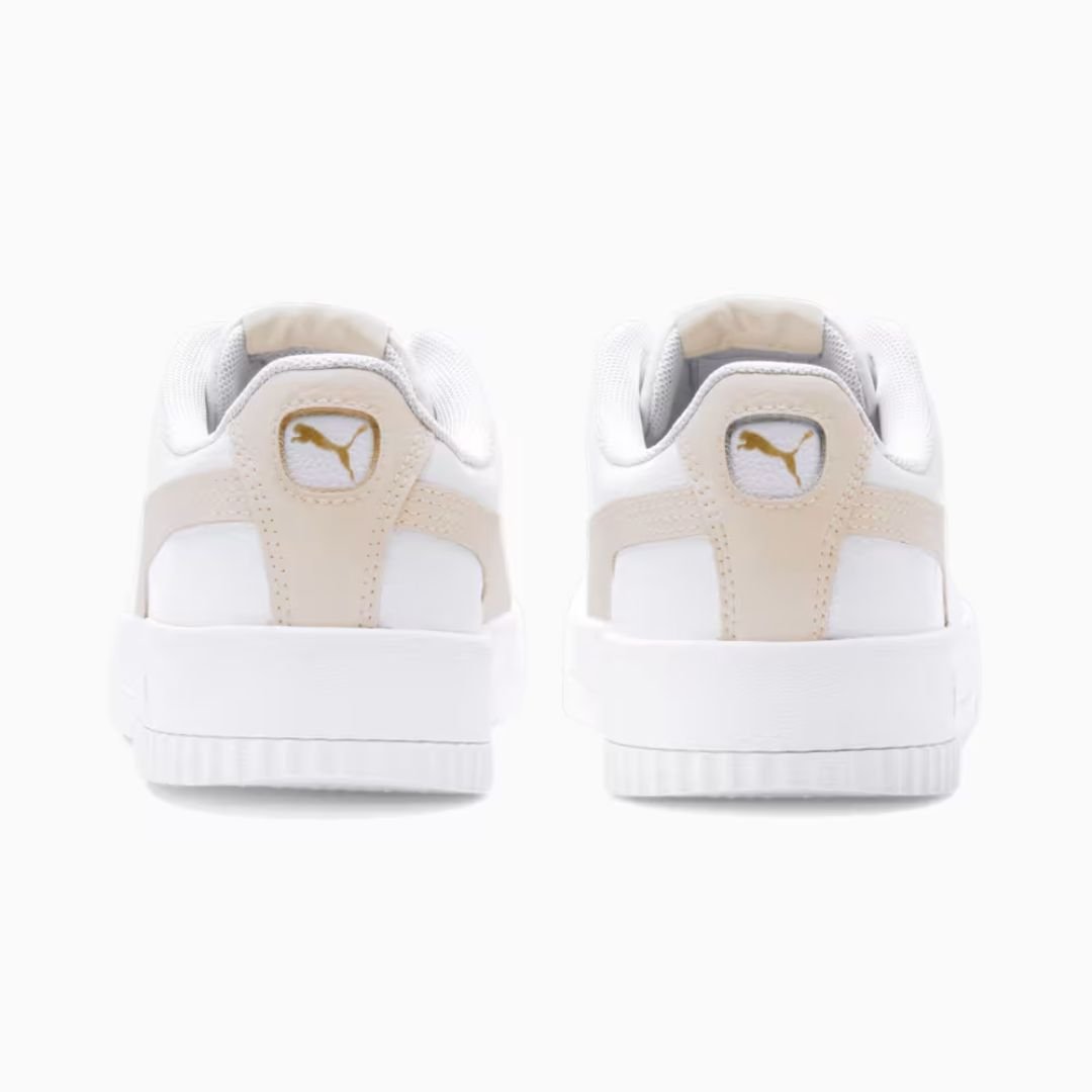 Tênis Puma Carina Feminino - WHITE/ALMOND/GOLD Branco 3
