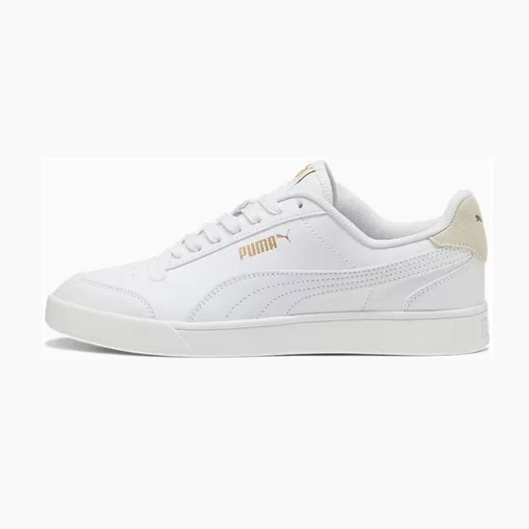 Tênis Puma Shuffle - WHITE/WHITE/TEAM GOLD
