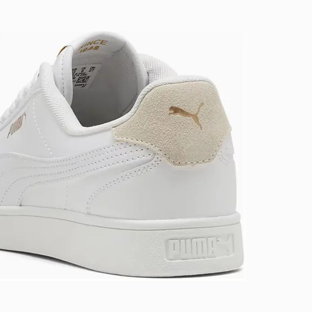 Tênis Puma Shuffle - WHITE/WHITE/TEAM GOLD Branco 4