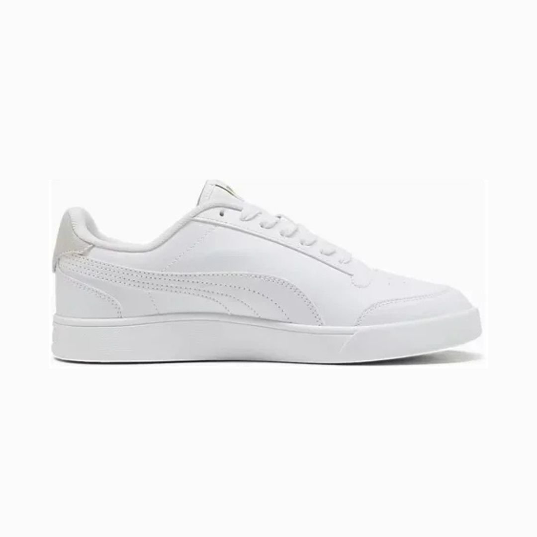Tênis Puma Shuffle - WHITE/WHITE/TEAM GOLD Branco 5