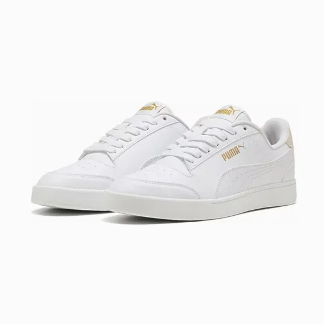 Tênis Puma Shuffle - WHITE/WHITE/TEAM GOLD Branco 2