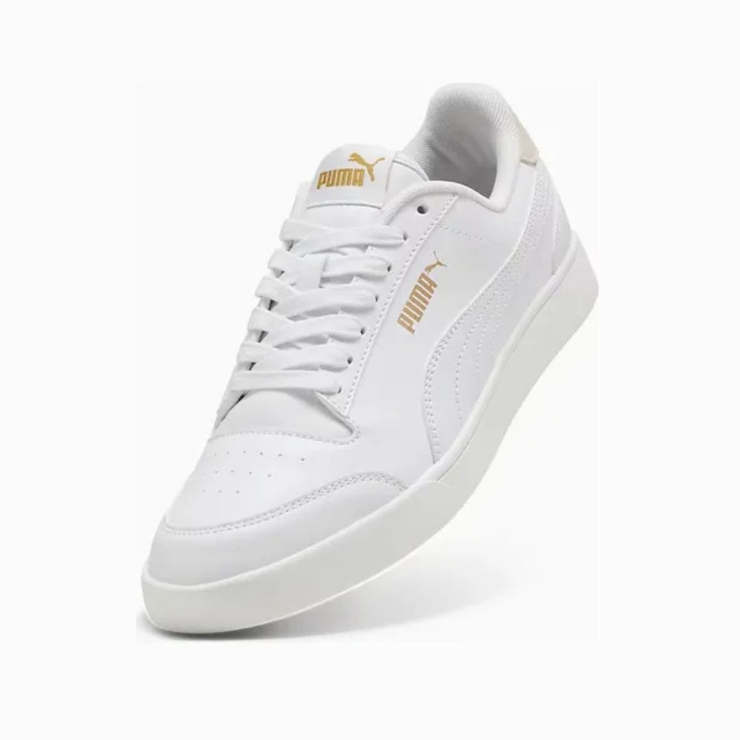 Tênis Puma Shuffle - WHITE/WHITE/TEAM GOLD Branco 3