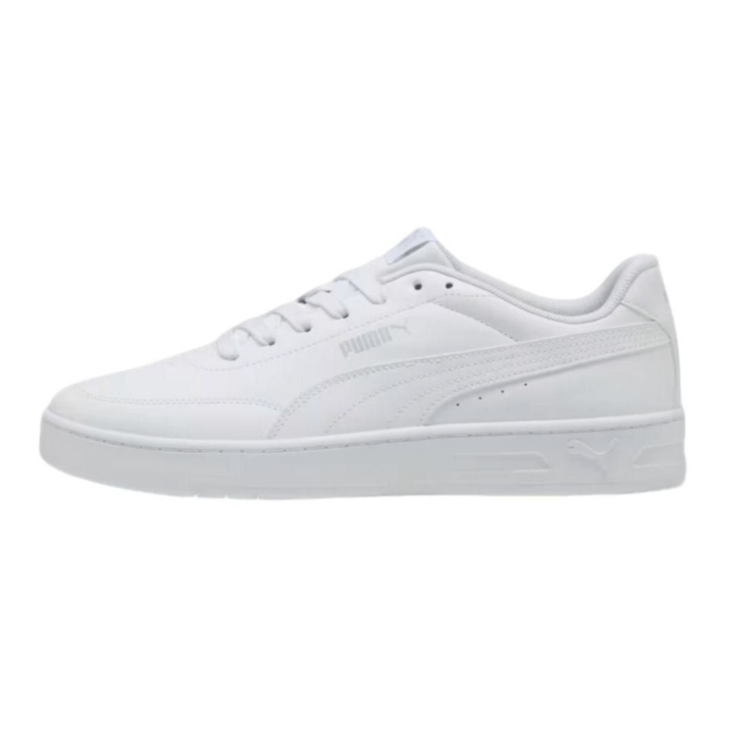Tênis Puma Court Classic Clean - WHITE/COOL LIGHT GRAY