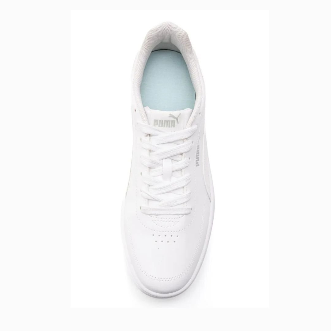 Tênis Puma Court Classic Clean - WHITE/COOL LIGHT GRAY Branco 3