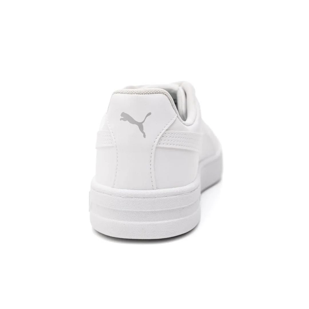 Tênis Puma Court Classic Clean - WHITE/COOL LIGHT GRAY Branco 4