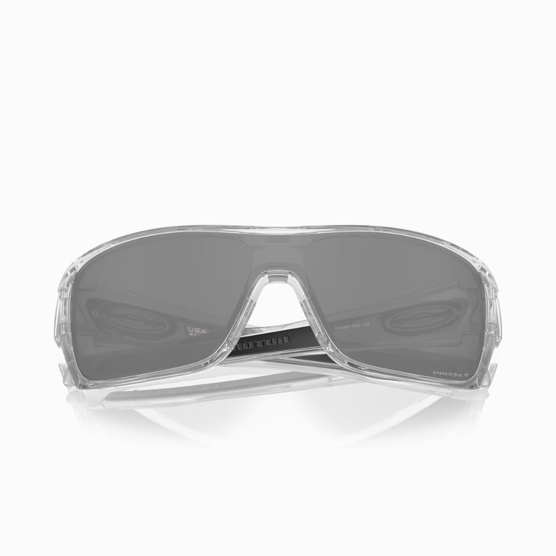 Óculos Oakley Turbine Rotor Prizm - POLISHED CLEAR Branco/Preto 5
