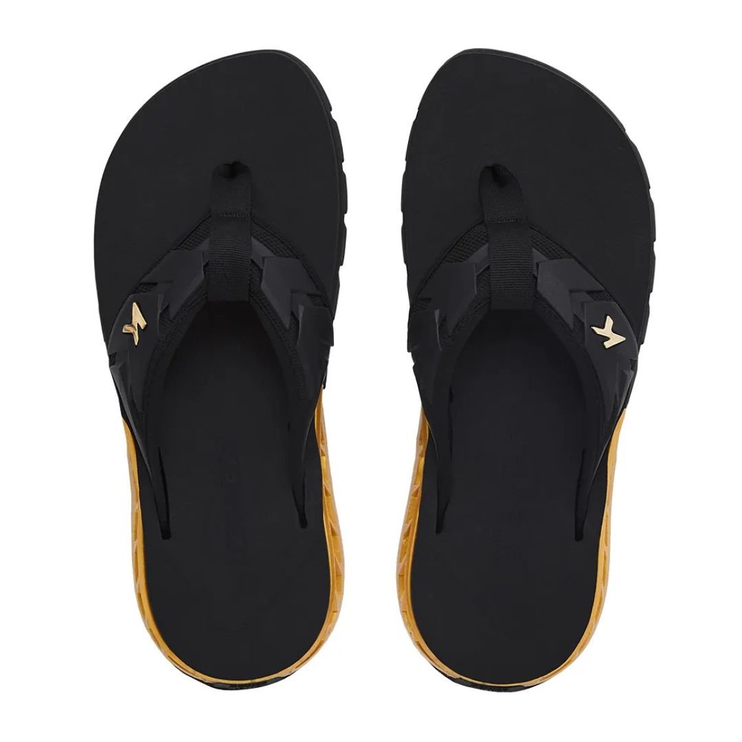 Chinelo Sandália Kenner Rakka Ultra Force - PRETO/PRETA/DOURADO/PRETO Preto 3