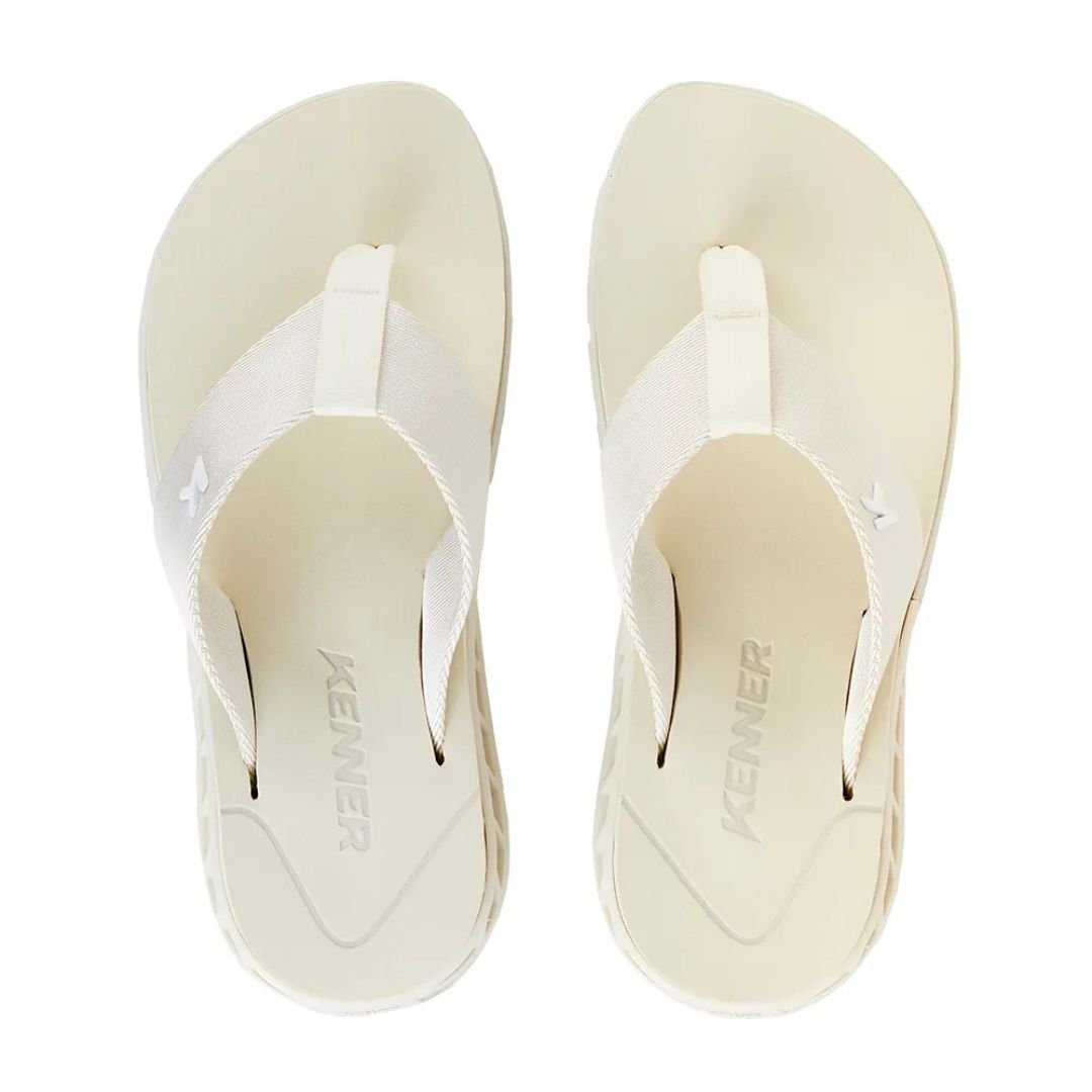 Chinelo Sandália Kenner Rakka - OFF WHITE Bege 3