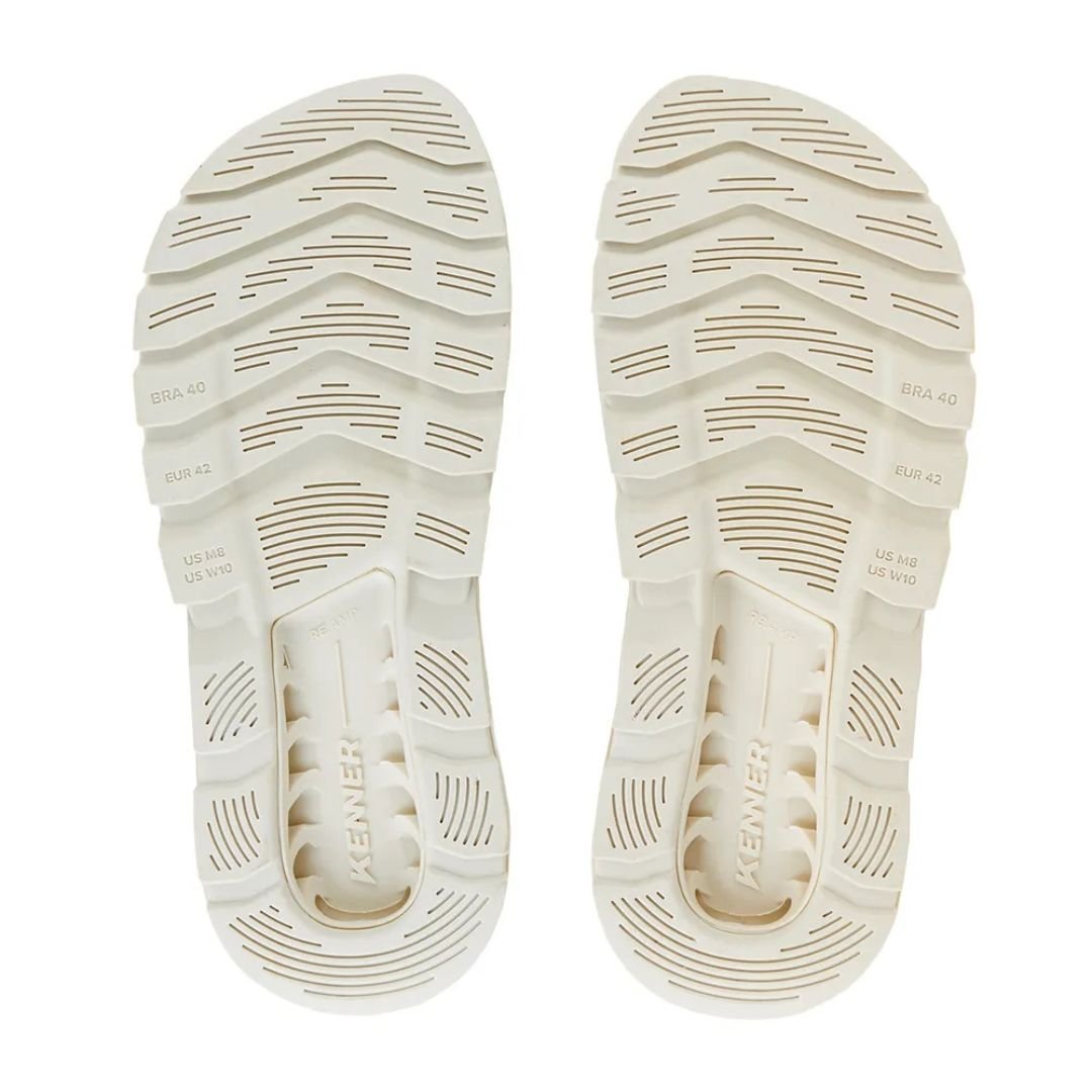 Chinelo Sandália Kenner Rakka - OFF WHITE Bege 4
