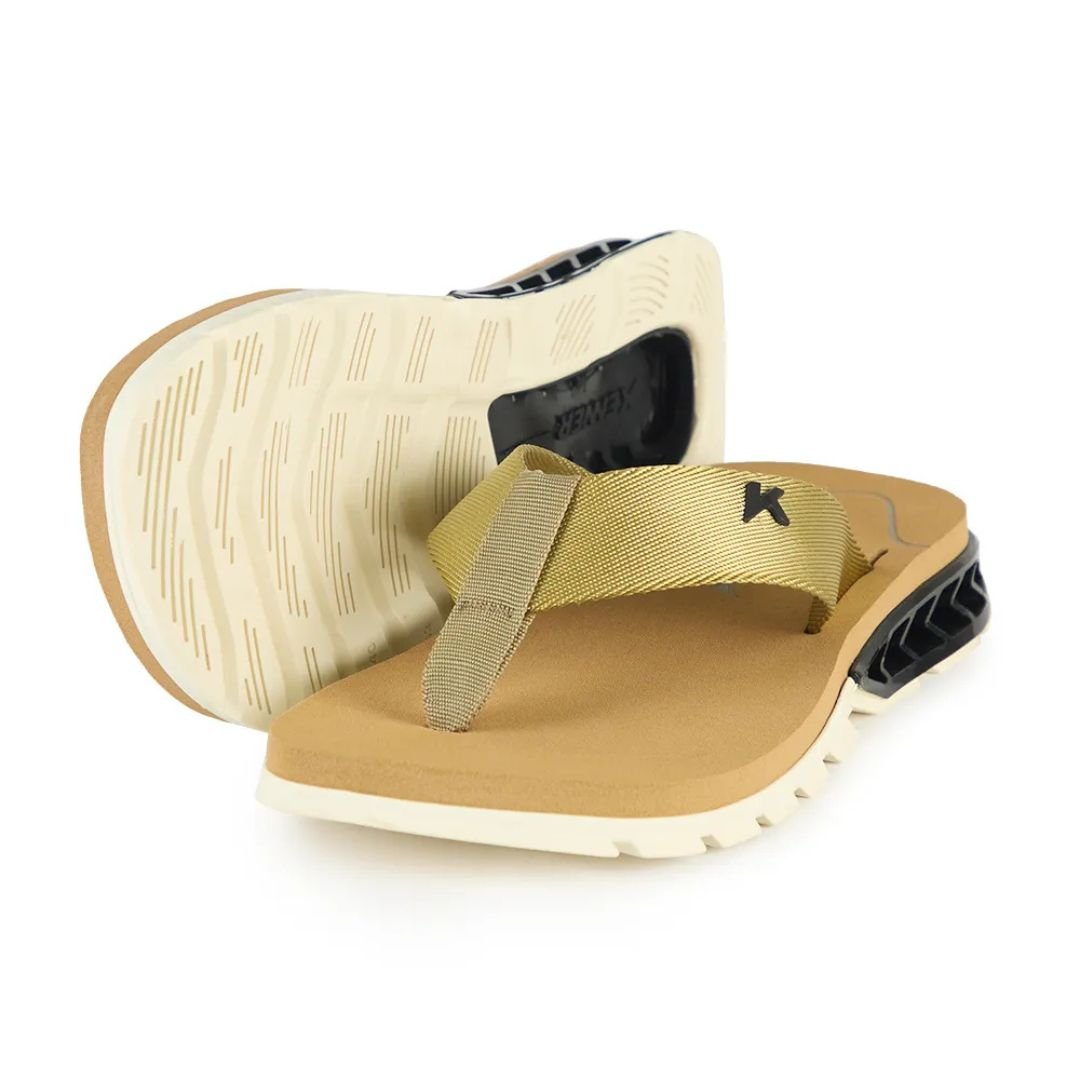 Chinelo Sandália Kenner Rakka - BAUNILHA/PRETO/CAQUI