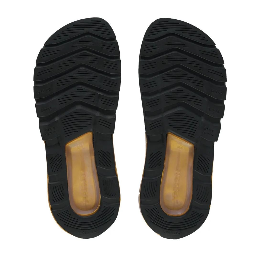 Chinelo Sandália Kenner Orak - PRETO/DOURADO/PRETO Preto 4