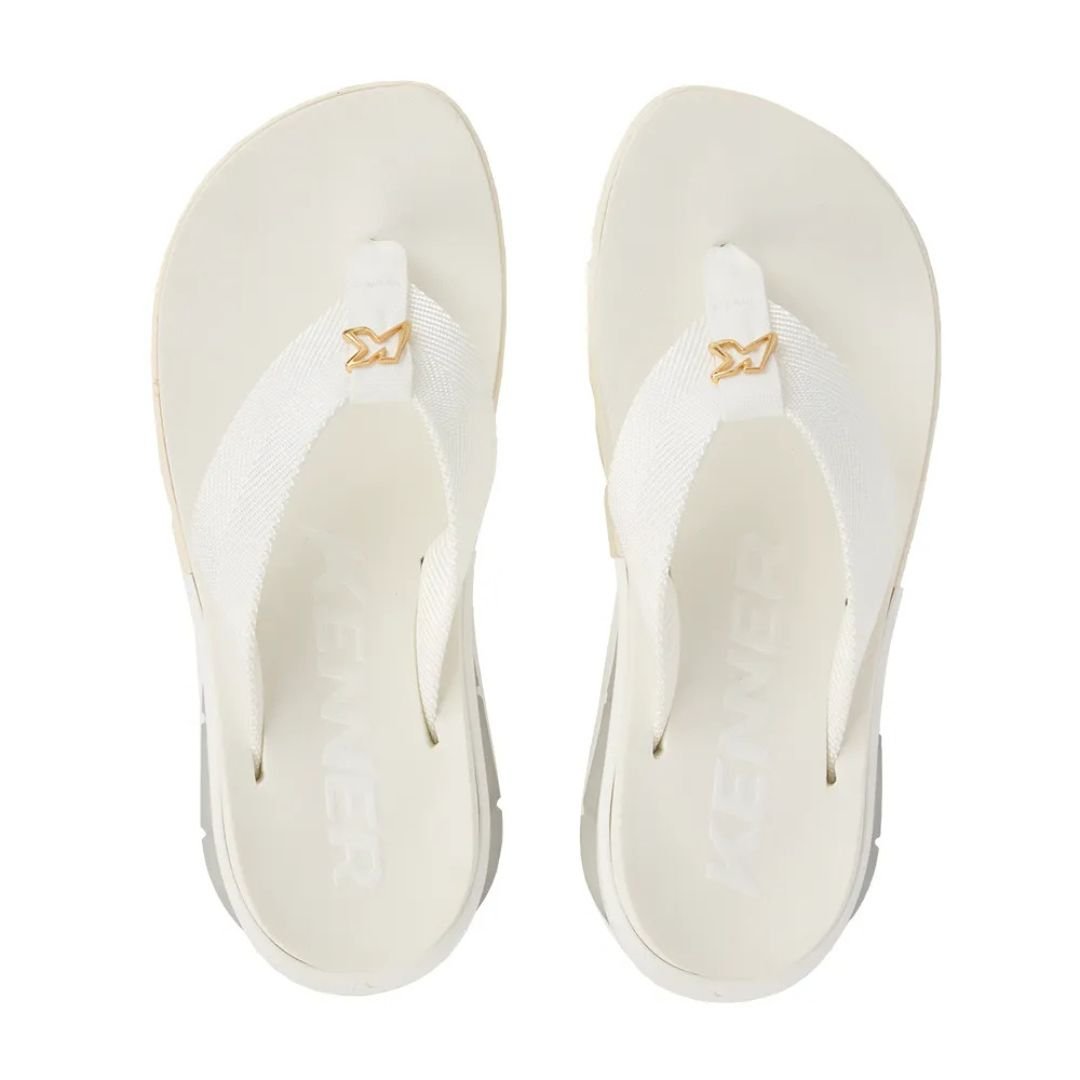 Chinelo Sandália Kenner Orak - BRANCO/BRANCO Branco 3
