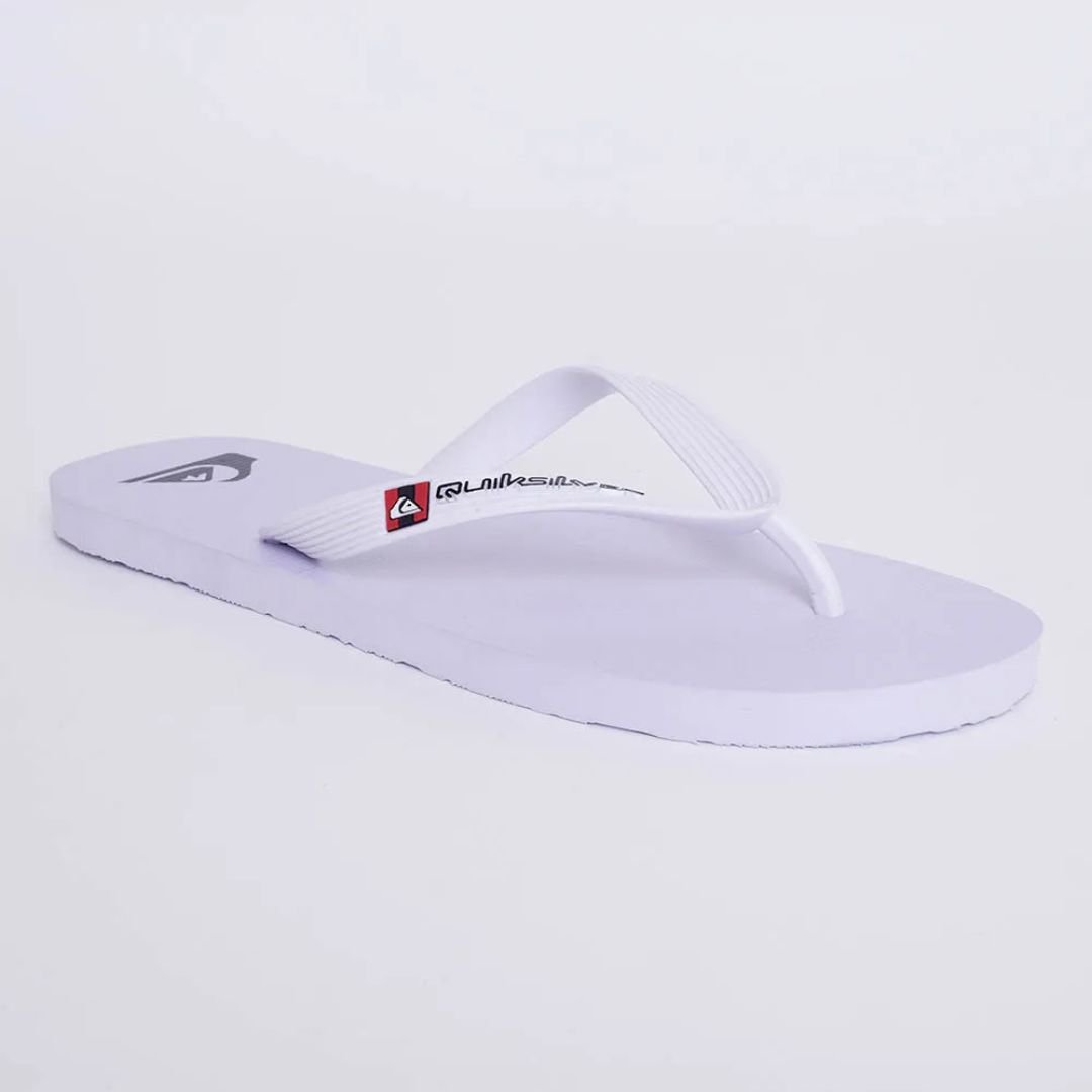Chinelo Quiksilver Molokai Solid - BRANCO