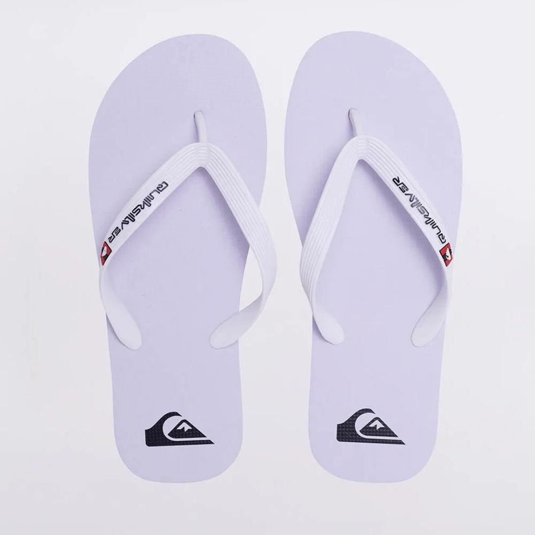 Chinelo Quiksilver Molokai Solid - BRANCO Branco 2