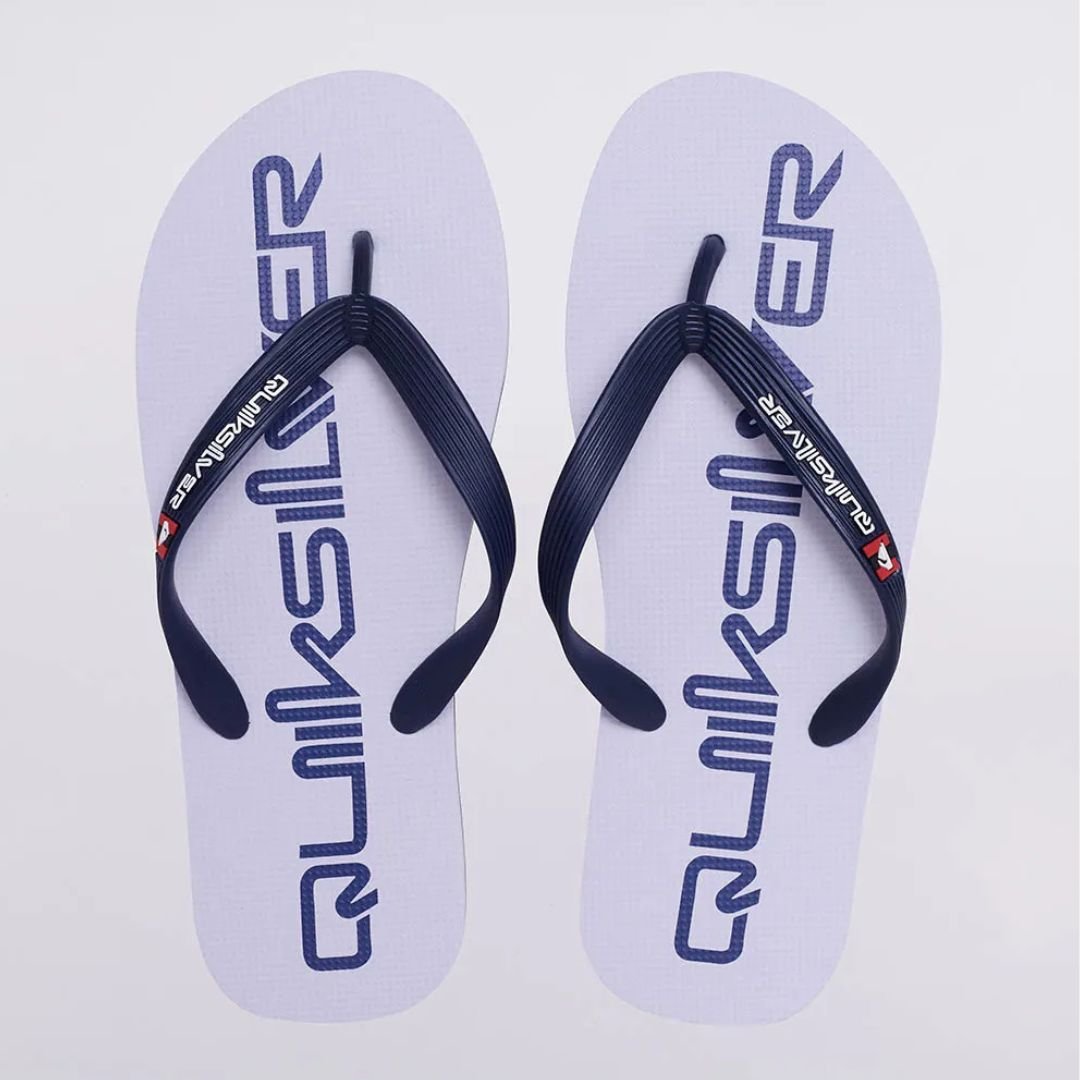 Chinelo Quiksilver Molokai New Omni - BRANCO/MARINHO Azul Marinho 3