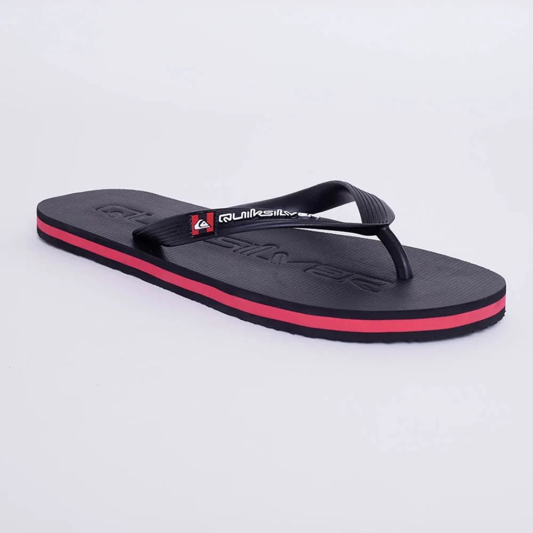 Chinelo Quiksilver Molokai Debossed - PRETO