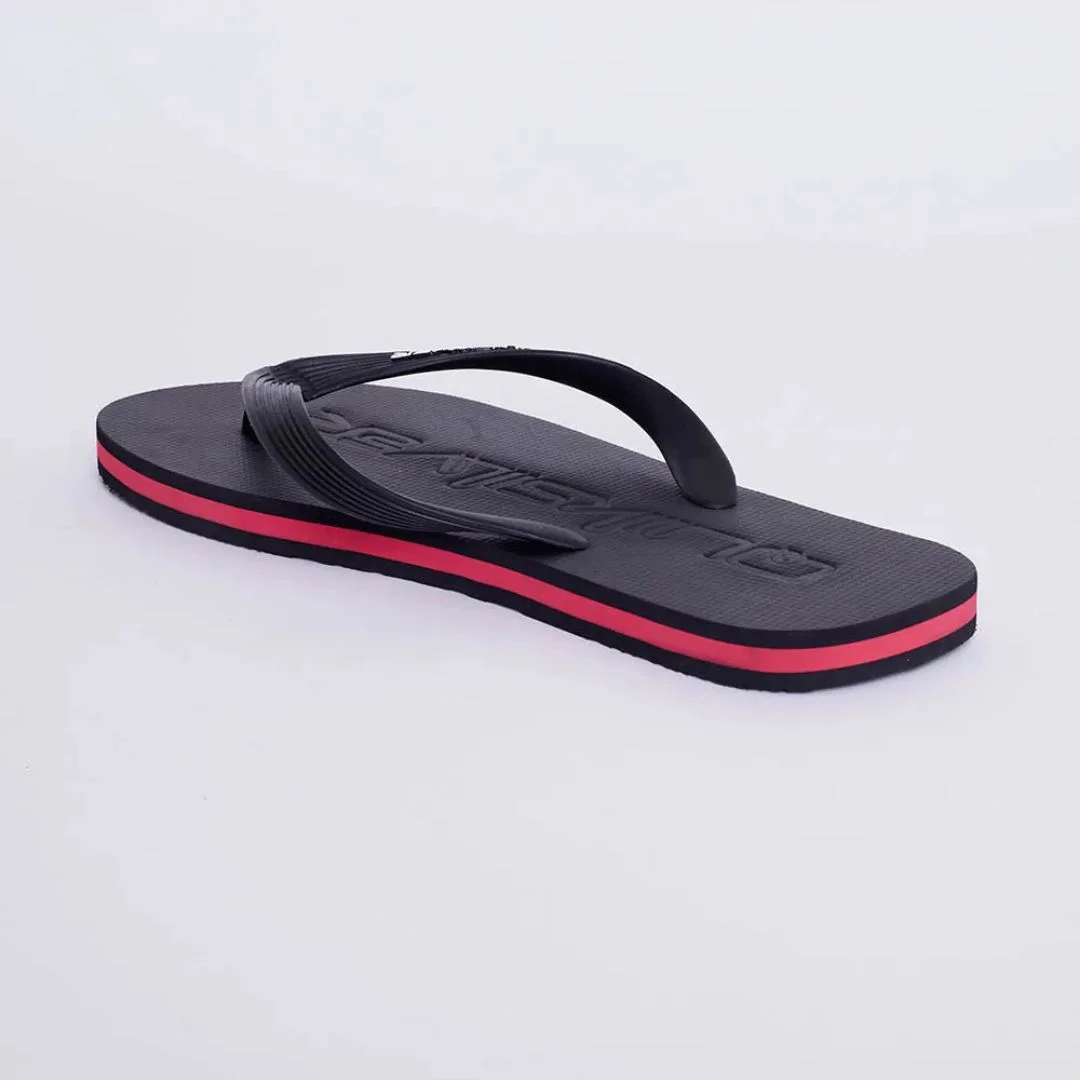 Chinelo Quiksilver Molokai Debossed - PRETO Preto 2