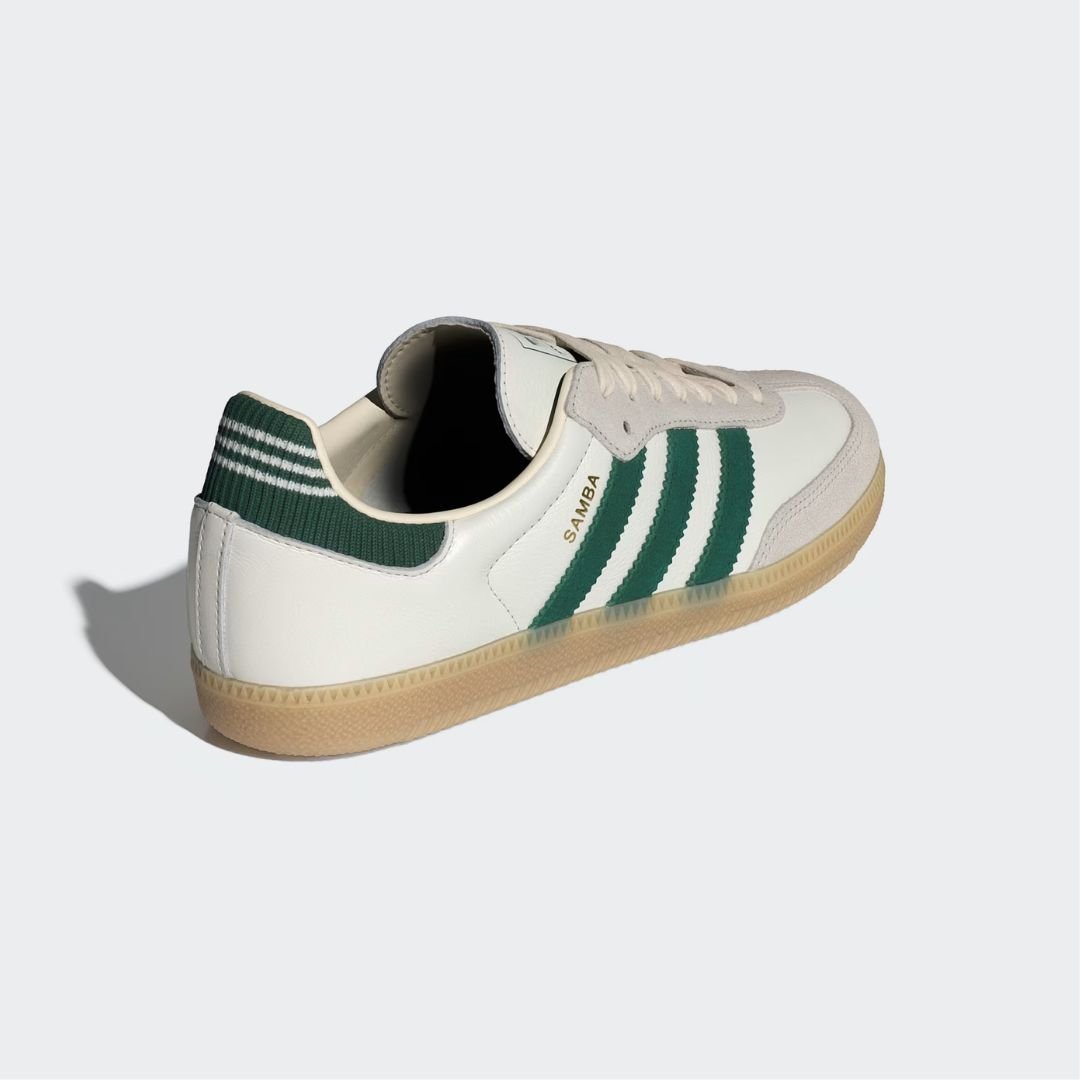 Tênis Adidas Samba Og - CLOUD WHITE/COLLEGIATE GREEN/G Branco/Verde 4
