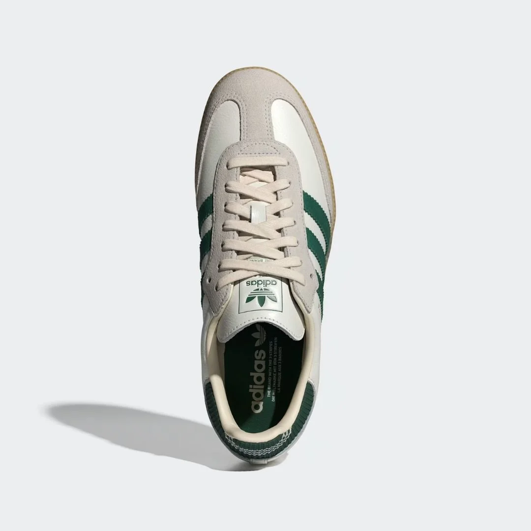 Tênis Adidas Samba Og - CLOUD WHITE/COLLEGIATE GREEN/G Branco/Verde 6
