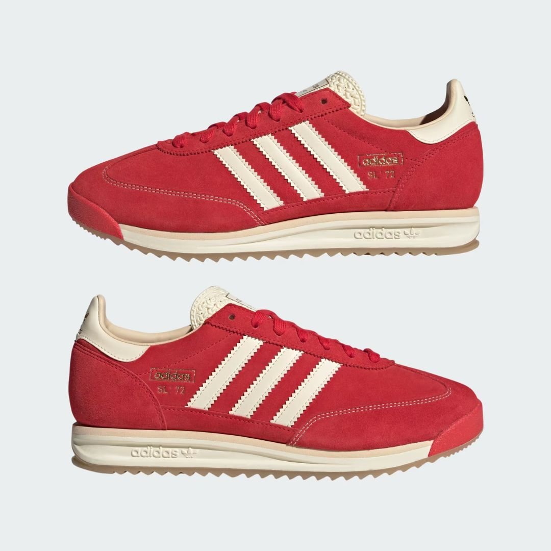 Tênis Adidas SL 72 RS - PURE RUBY/CREAM WHITE/SAND STR Vermelho 2
