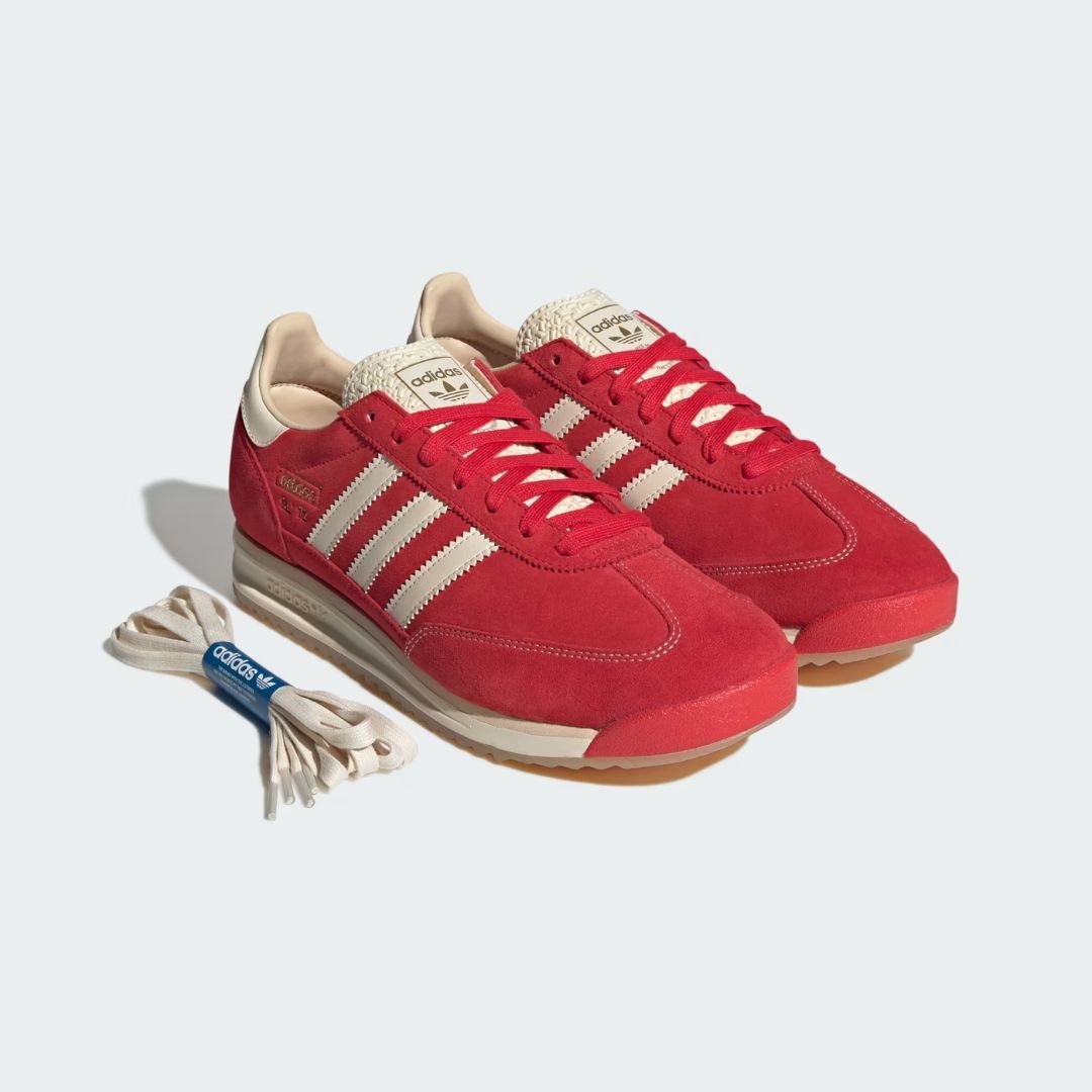 Tênis Adidas SL 72 RS - PURE RUBY/CREAM WHITE/SAND STR Vermelho 3