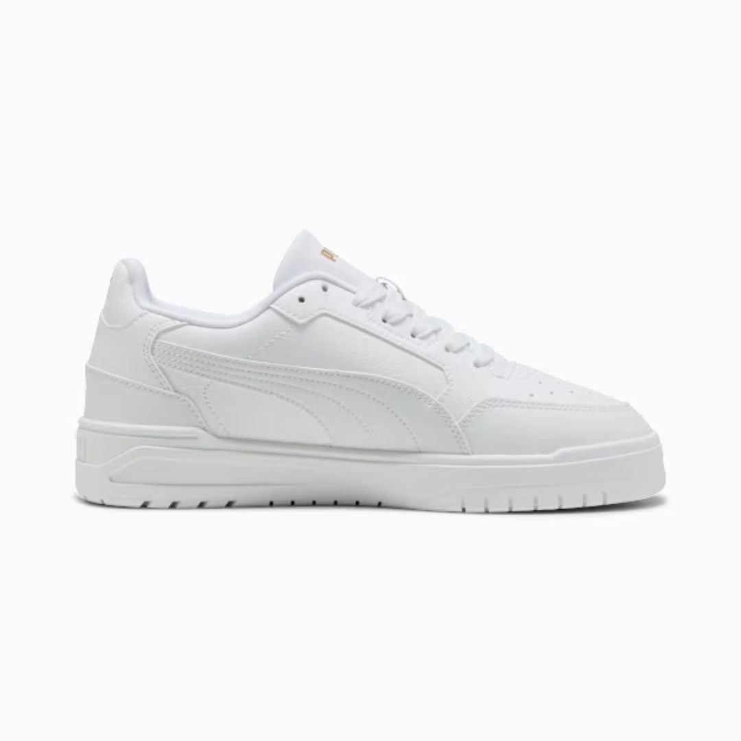Tênis Puma Shuffle Downtown - WHITE/WHITE/GOLD Branco 3