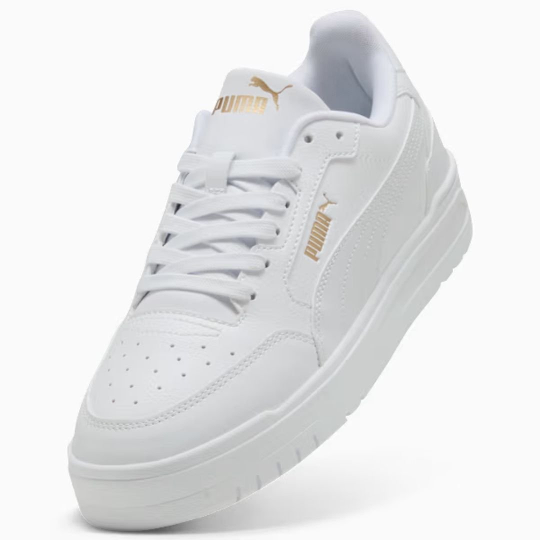 Tênis Puma Shuffle Downtown - WHITE/WHITE/GOLD Branco 6