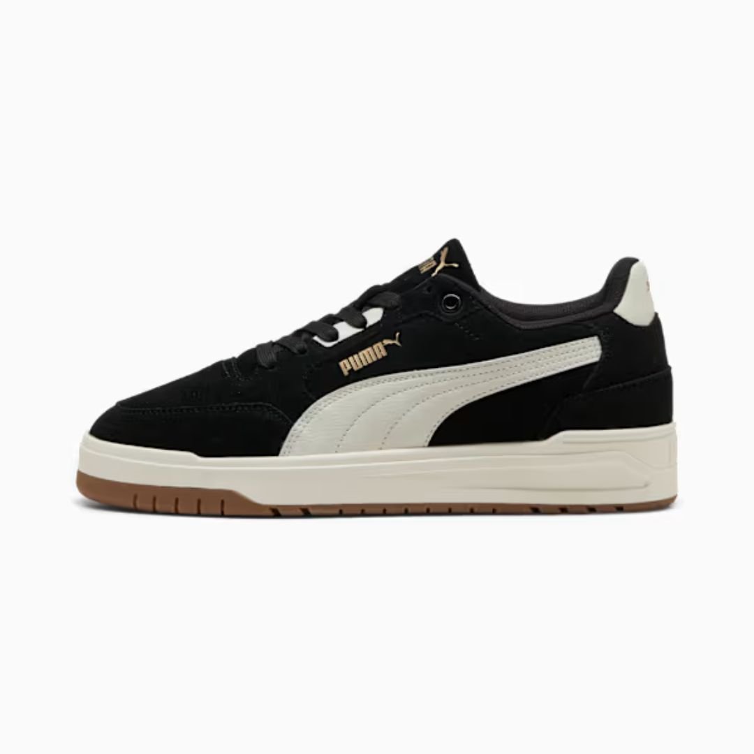 Tênis Puma Shuffle Downtown - BLACK/VAPOR GRAY/GOLD