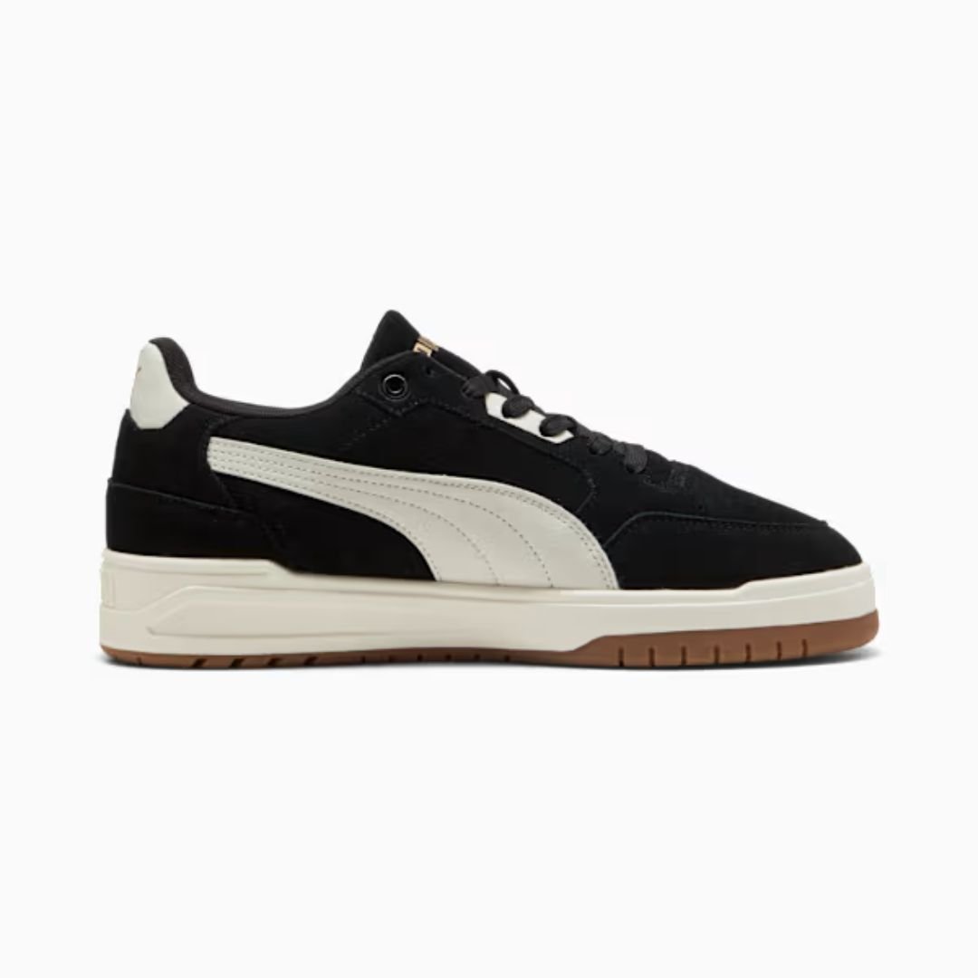 Tênis Puma Shuffle Downtown - BLACK/VAPOR GRAY/GOLD Branco 3