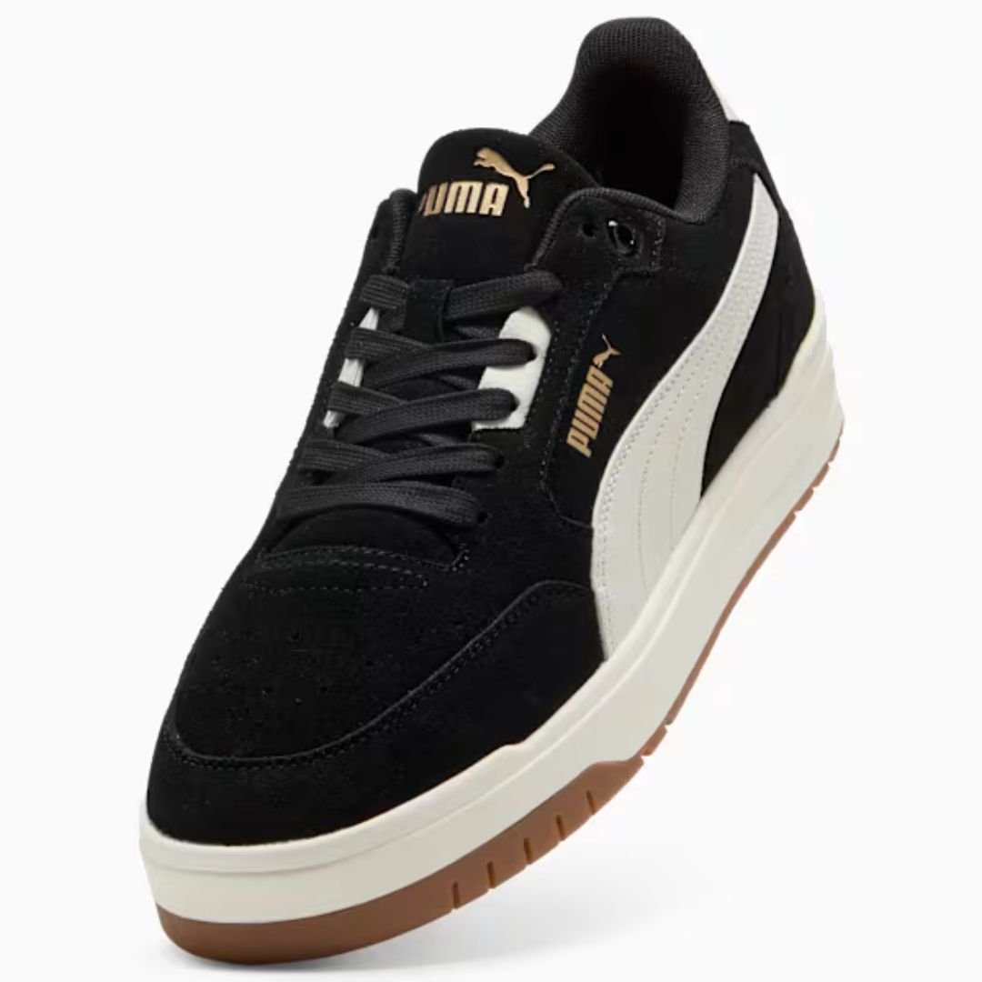 Tênis Puma Shuffle Downtown - BLACK/VAPOR GRAY/GOLD Branco 5