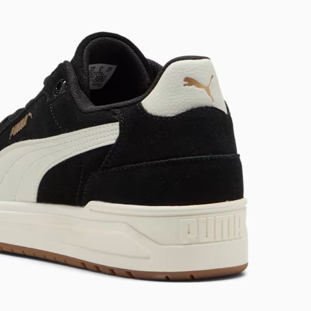 Tênis Puma Shuffle Downtown - BLACK/VAPOR GRAY/GOLD Branco 6
