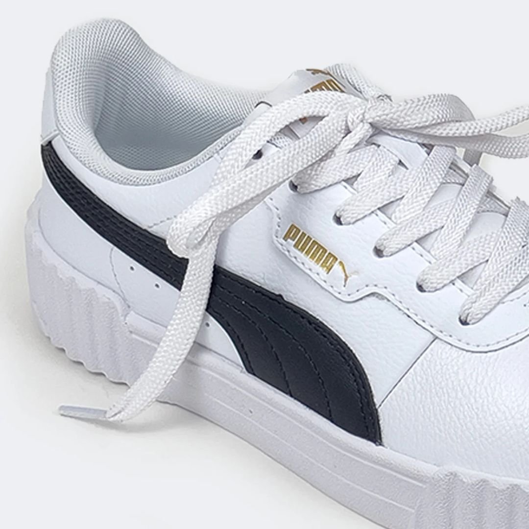Tênis Puma Carina 3.0 BDP - WHITE/BLACK/GOLD Branco 3