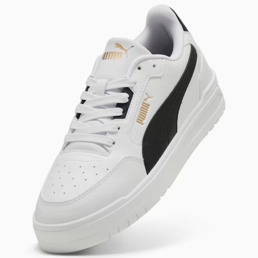 Tênis Puma Shuffle - WHITE/BLACK/GOLD Branco 6