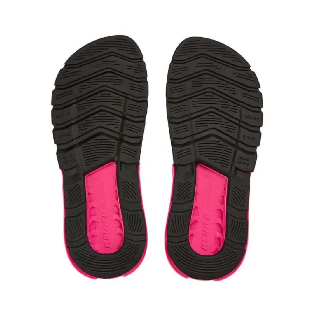 Chinelo Sandália Kenner Rakka L7 - PRETO/ROSA/PRETO Preto 3