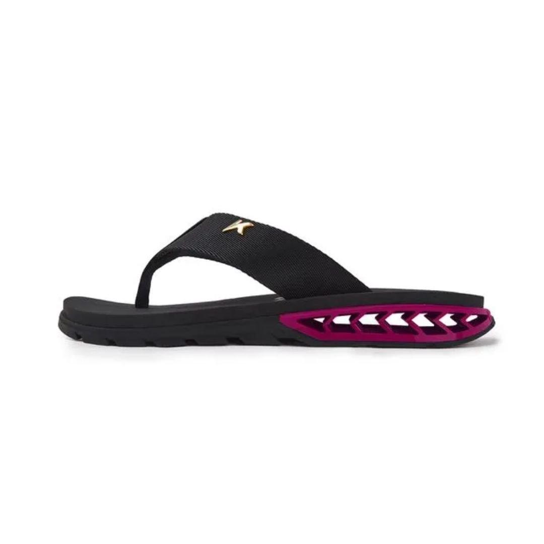 Chinelo Sandália Kenner Rakka L7 - PRETO/ROSA/PRETO Preto 4