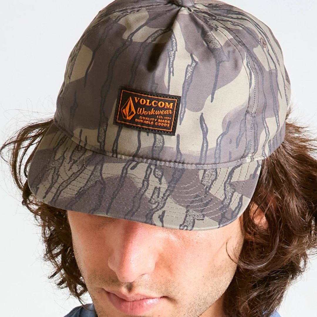 Boné Volcom Workwear Blinde - BINDLE Bege/Cinza 2
