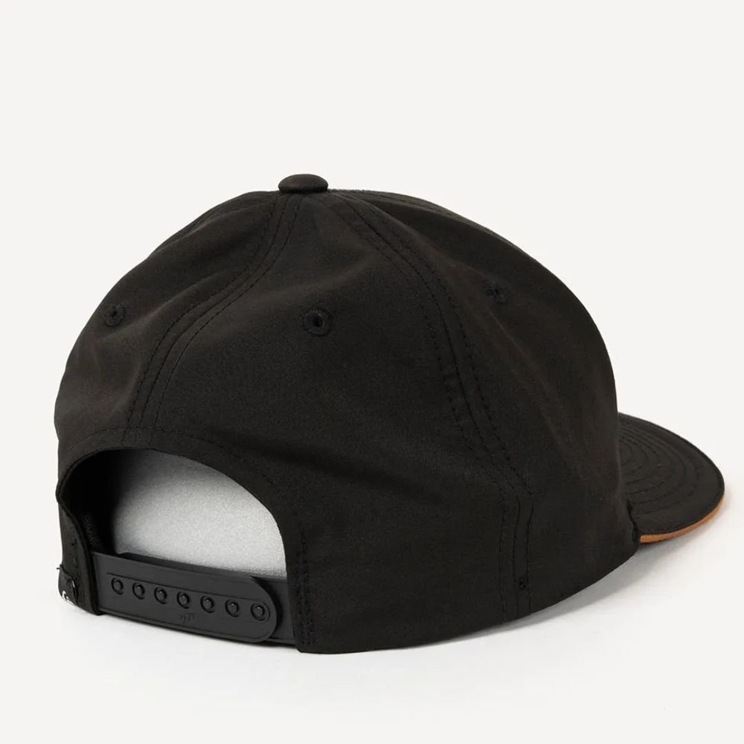 Boné Quiksilver Aba Curva Gradient Logo Twill - PRETO Preto 2
