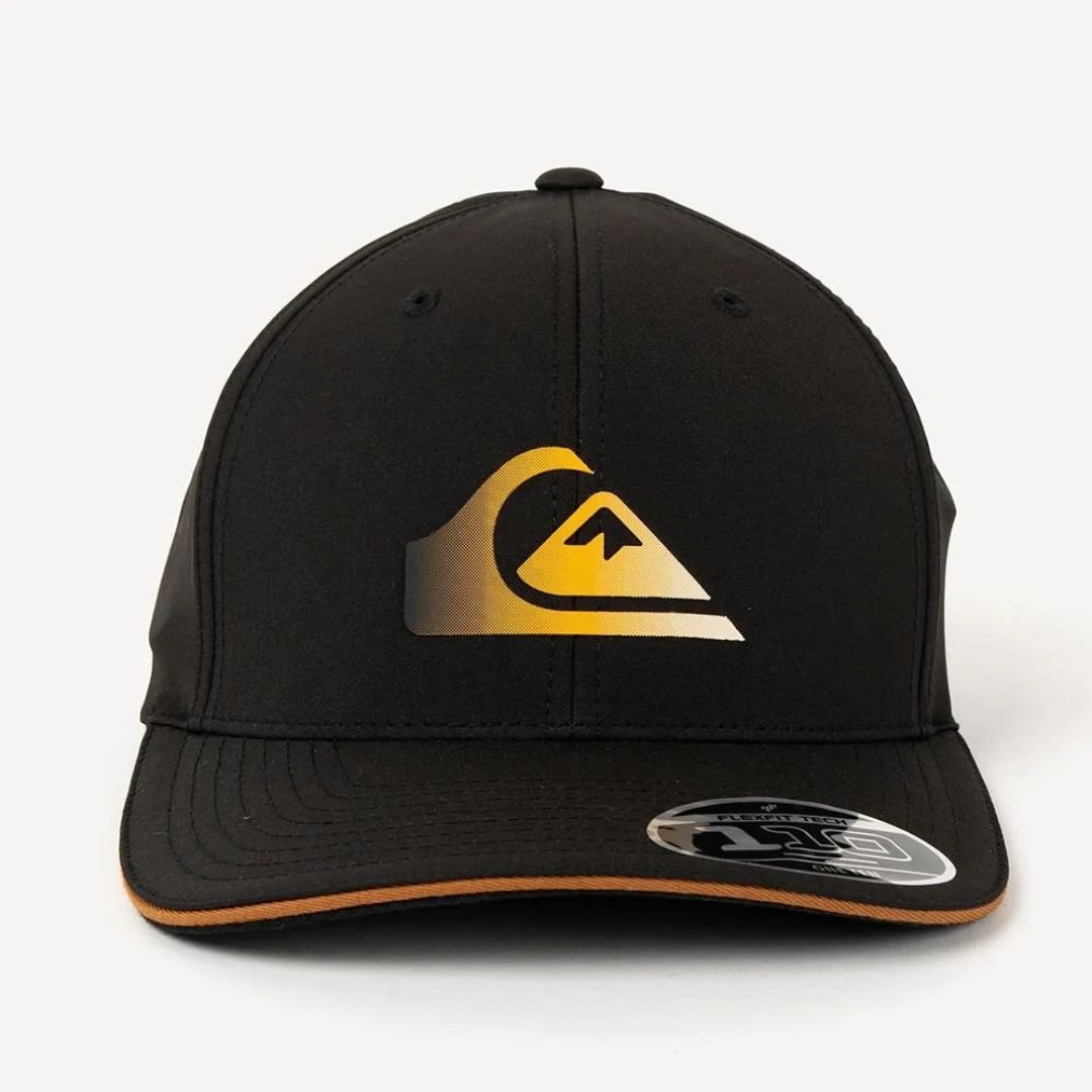 Boné Quiksilver Aba Curva Gradient Logo Twill - PRETO Preto 3